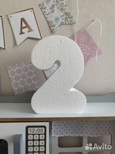 Цифра из пенопласта (2 и 3)