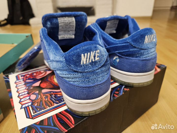 Кроссовки Nike SB dunk Strangelove blue