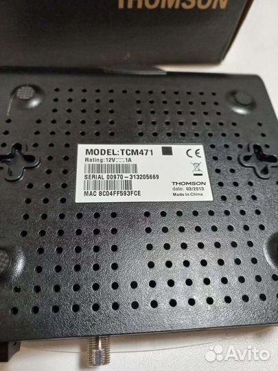 Кабельный модем Thomson TCM471