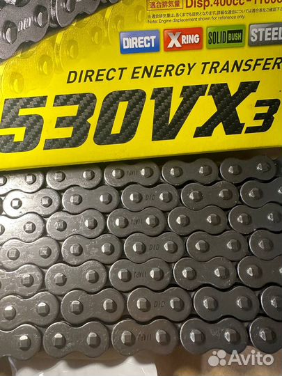 Цепь DID VX3 на Honda CBR600 F2 F3