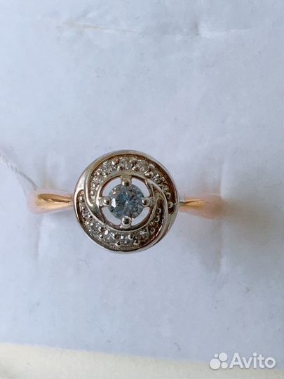 Новое золотое кольцо 585