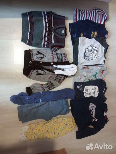 Пакет одежды на мальчика 86 92