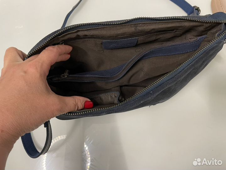 Сумка женская замшевая