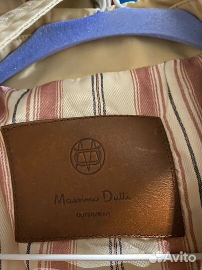 Плащ тренч massimo dutti