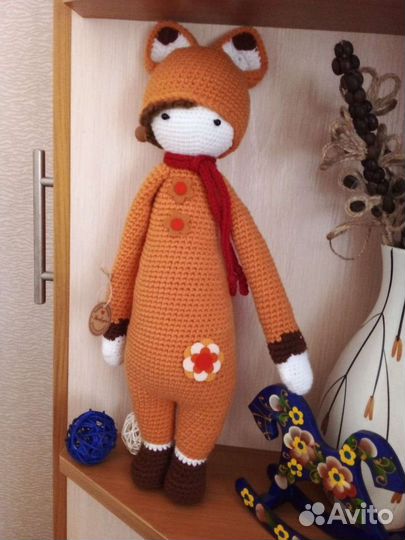 Вязаные игрушки в костюмах разных зверушек