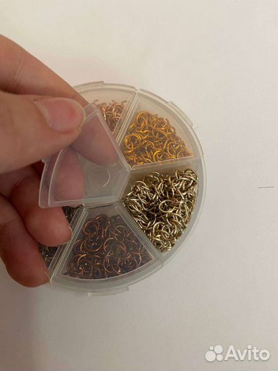 Кольца пирсинг для маникюра