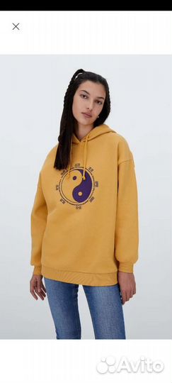 Худи оверсайз Stradivarius
