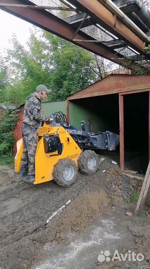 Услуги микропогрузчика Чистка снега