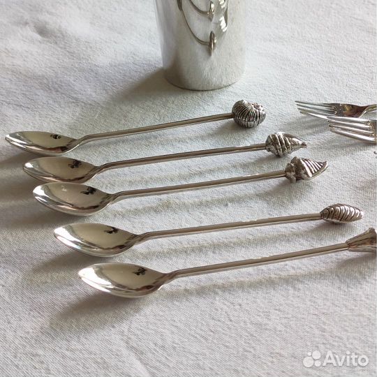 Винтажный голландский набор кофейных ложечек