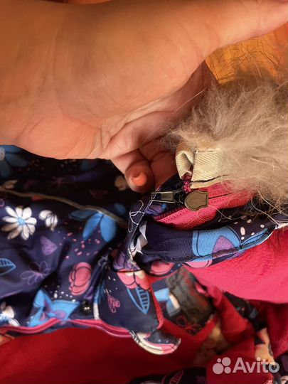 Зимний комбинезон для девочки 86 92