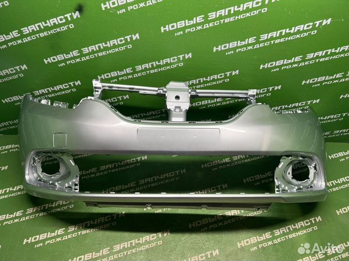 Передний бампер Renault Logan 2 седан 2014