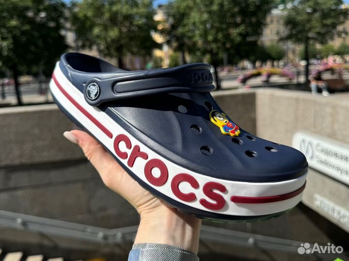 Crocs сабо новые + джиббитсы в подарок