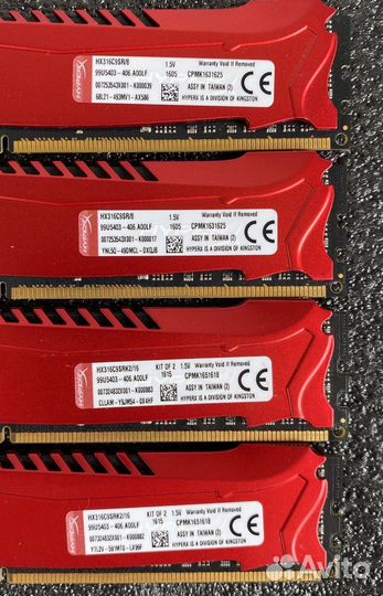 Оперативная память HyperX DDR3 32GB / 16GB