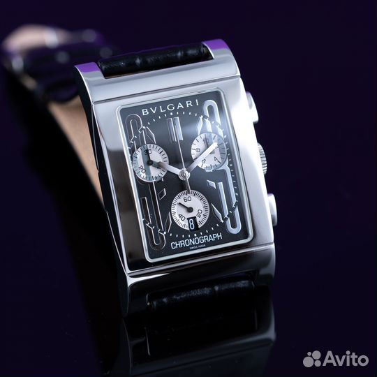 Оригинал Bvlgari Rettangolo Chronograph