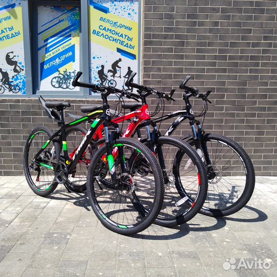 Велосипед с алюминиевой рамой взрослый