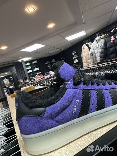 Кроссовки Adidas campus с мехом