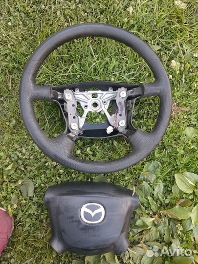Руль с подушкой mazda 323 f bj 2003г рестайлинг