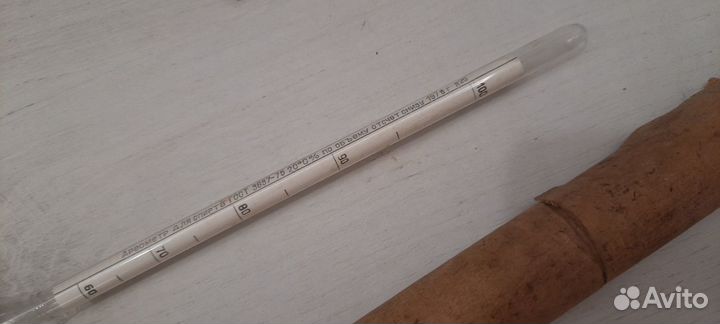 Ареометр асп-Т 60-100 с термометром для спирта