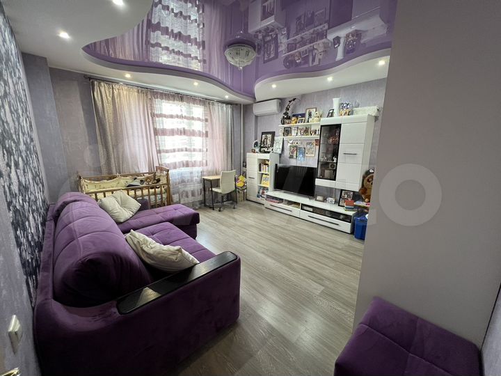 2-к. квартира, 56,5 м², 10/12 эт.