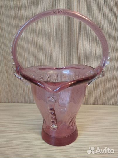 Ваза цветное стекло