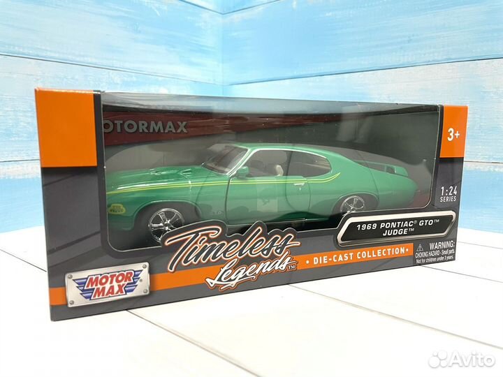 Модель автомобиля Pontiac GTO 1:24 металл