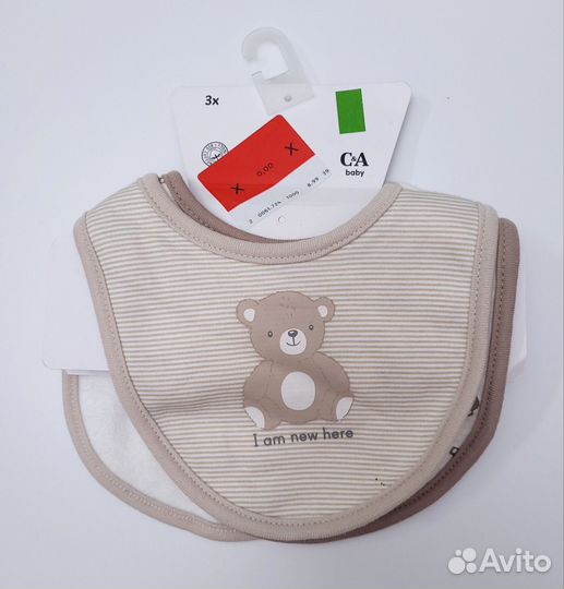 Слюнявчики новые C&A