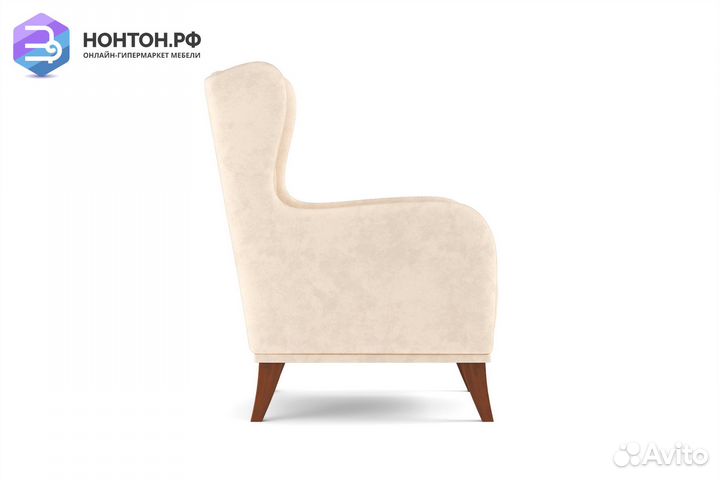 Кресло евромагнат темно-бежевое