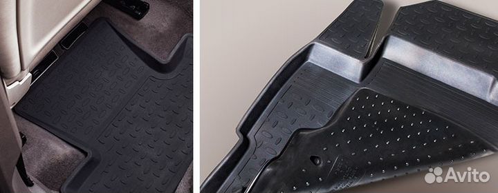 Ковры резиновые в салон на Skoda Fabia II с 2007 г