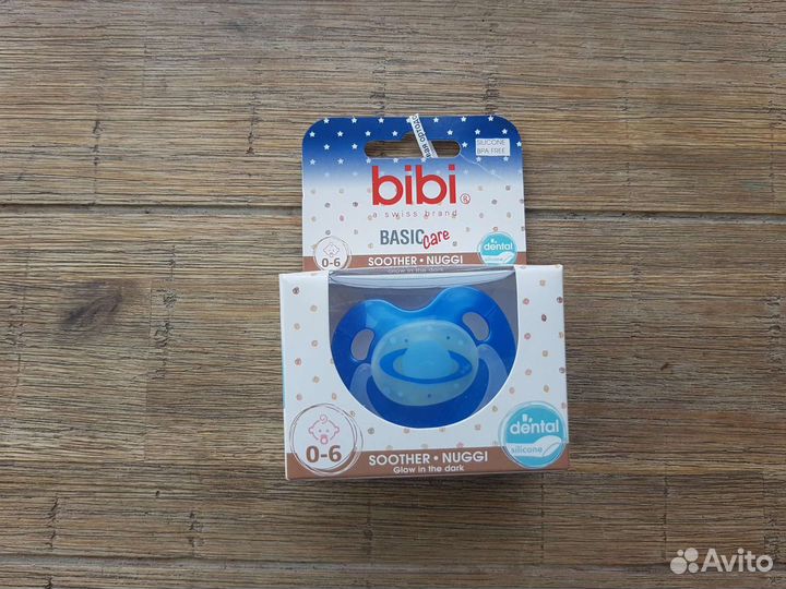 Пустышка силиконовая ортодонтическая Bibi 0-6 мес