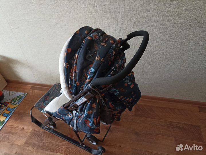 Детские санки коляска