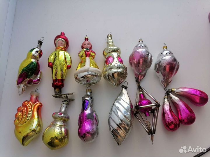 Елочные игрушки СССР