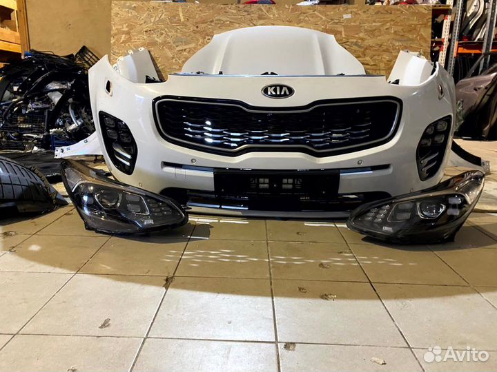 Kia Sportage 4 ноускат передняя часть авто