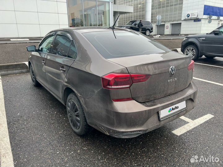 Volkswagen Polo 1.6 AT, 2021, 80 839 км