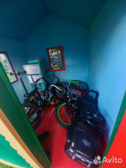 Детский игровой домик уличный деревянный бу