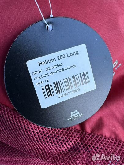 Спальник Mountain Equipment helium 250 long