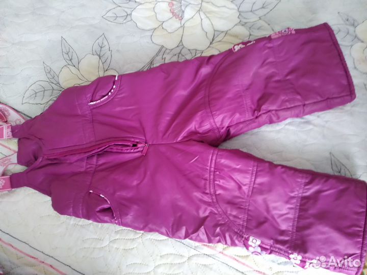 Зимний костюм для девочки 92 98