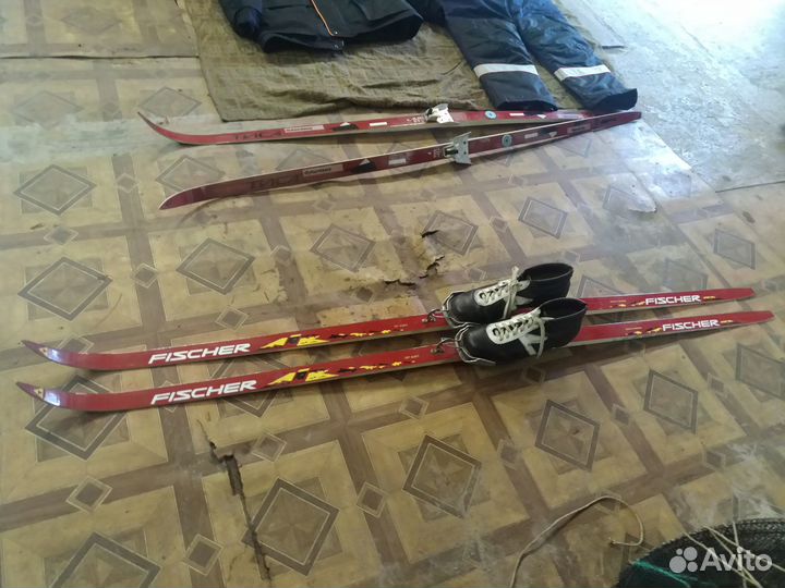 Лыжи Fischer с ботинками