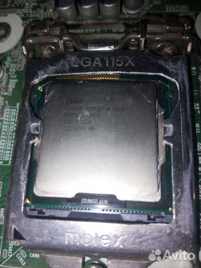 Материнская плата с процессором intel