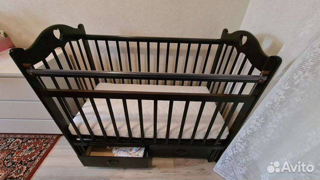 Детская кроватка Антел Каролина 4 (маятник попереч