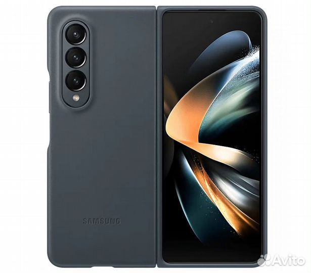 Оригинал Leather Cover для Samsung Z Fold 4 (F936)