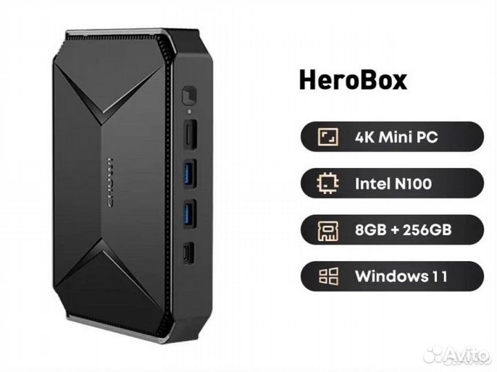 Мини пк Chuwi Herobox Intel N100 8/256