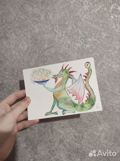 Открытка на день рождение ручной работы