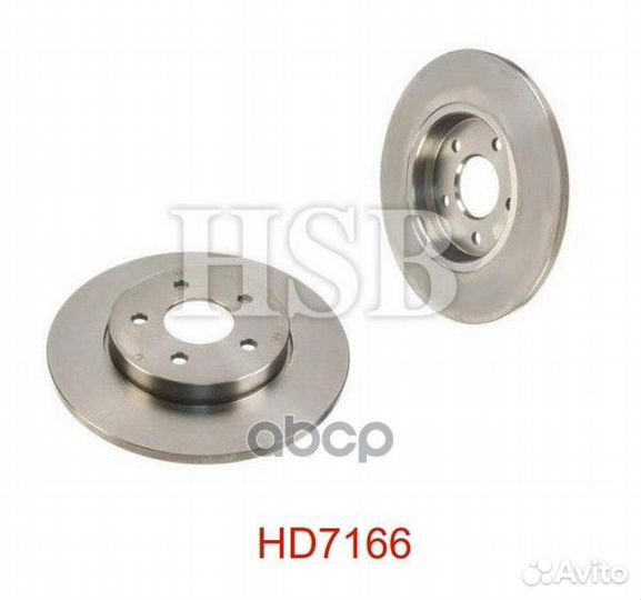 Диск тормозной задний ford mondeo ALL 00 HD716