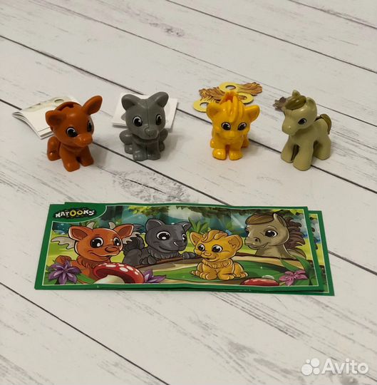 Животные natoons. Киндер-сюрприз