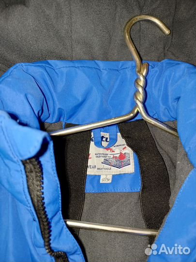 Детский зимний комбинезон на мальчика 98 см