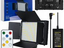 LED-600 панель для фото видео 2700-6500 ISA шторки