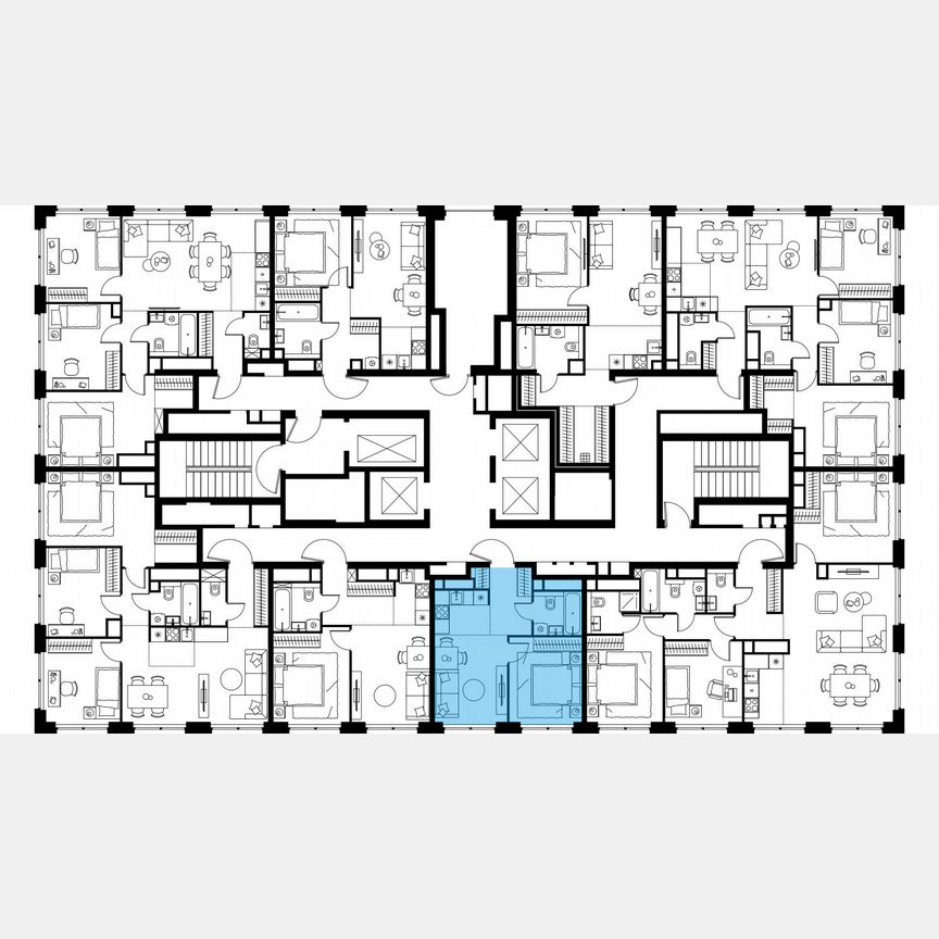 2-к. квартира, 34,9 м², 50/64 эт.