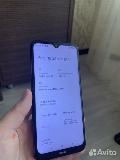 Xiaomi redmi note 8t 4 64gb