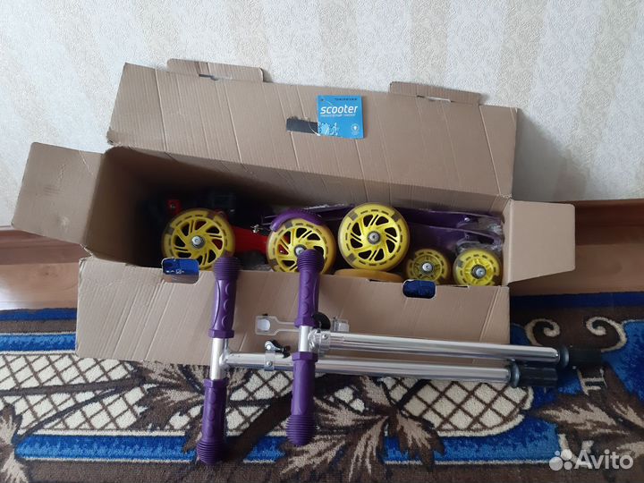 Запчасти для детского самоката: деки, колеса, рули