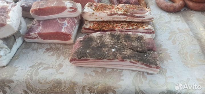 Сало домашнее солёное
